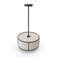 Aaru Fabric Semi Flush Mount Lamp PNG & PSD Images
