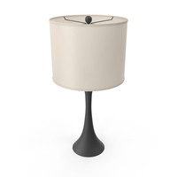 Black Adonis Metal Lamp PNG & PSD Images