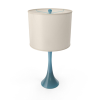 Blue Adonis Metal Lamp PNG & PSD Images
