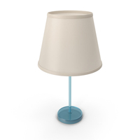 Blue Allory Metal Table Lamp PNG & PSD Images