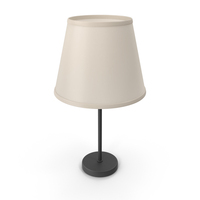 Black Allory Metal Table Lamp PNG & PSD Images