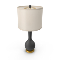 Black Amoure Table Lamp PNG & PSD Images