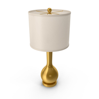 Golden Amoure Table Lamp PNG & PSD Images