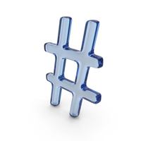 Hashtag Glass PNG & PSD Images