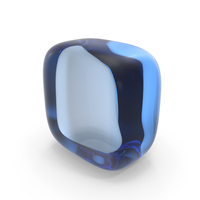 Blue Glass Dot Symbol PNG & PSD Images