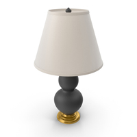 Black Ceramic Lamp PNG & PSD Images