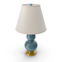 Blue Ceramic Lamp PNG & PSD Images