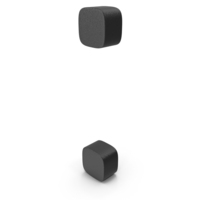 Black Plastic Colon Symbol PNG & PSD Images