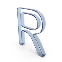 R Glass PNG & PSD Images