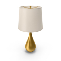 Gold Mcmunn Metal Table Lamp PNG & PSD Images