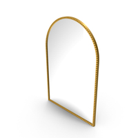 Gold Medium Accent Mirror PNG & PSD Images