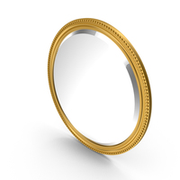 Gold Nunn Traditional Accent Mirror PNG & PSD Images