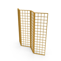 Gold Solid Wood Divider Panel PNG & PSD Images