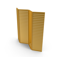 Gold Solid Wood Divider Panel PNG & PSD Images