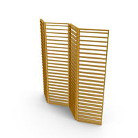 Gold Solid Wood Divider Panel PNG & PSD Images