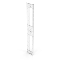 Door Lock Strike Plate Wireframe PNG & PSD Images