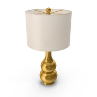 Gold Purcellville Ceramic Table Lamp PNG & PSD Images