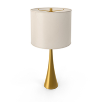 Gold Romina Metal Table Lamp PNG & PSD Images