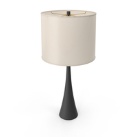Black Romina Metal Table Lamp PNG & PSD Images