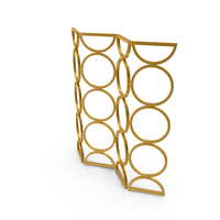 Gold Foldable Screen PNG & PSD Images