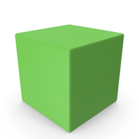 Basic Cube Green PNG & PSD Images