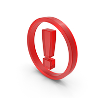 Attention Symbol Red PNG & PSD Images