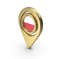 Flag Location Icon Flag of Poland PNG & PSD Images