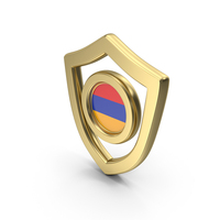 Flag Shield Icon Flag of Armenia PNG & PSD Images