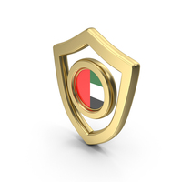Flag Shield Icon Flag Of United Arab Emirates PNG & PSD Images