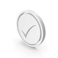 Correct Tick Mark Coin PNG & PSD Images