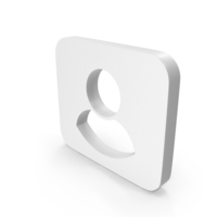User In Square Coin Frame Web PNG & PSD Images