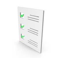 Check List With Tick Mark Icon PNG & PSD Images