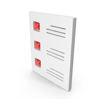 Wrong Check List Icon PNG & PSD Images
