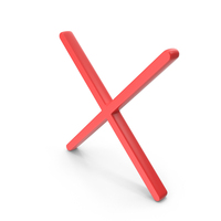Red Wrong Cross Symbol PNG & PSD Images