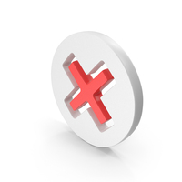 Wrong Cross Reject Mark Inside Coin PNG & PSD Images