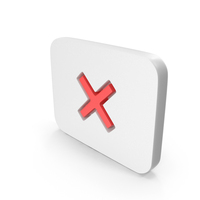 Wrong Cross Reject Mark Inside Square PNG & PSD Images