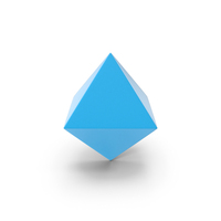 Geometric Basic Shape Octahedron PNG & PSD Images