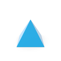 Geometric Basic Shape Square Pyramid PNG & PSD Images