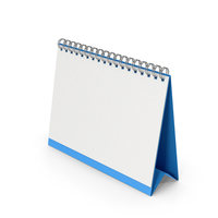Blue Standing Calendar PNG & PSD Images