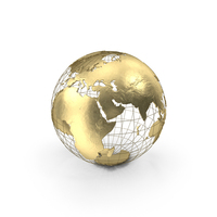 Globe Gold PNG & PSD Images