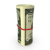 Roll of One Hundred Dollar Bills PNG & PSD Images