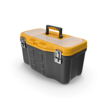 Black and Yellow Plastic Toolbox PNG & PSD Images