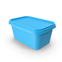 Food Container Blue PNG & PSD Images