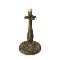 Antique Candle Holder PNG & PSD Images