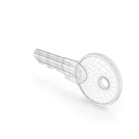 Door Key Wireframe PNG & PSD Images