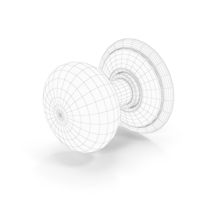 Door Knob Wireframe PNG & PSD Images