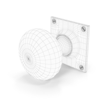 Door Knob Wireframe PNG & PSD Images
