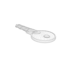 Door Key On Ground Wireframe PNG & PSD Images