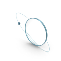 Blue Saturn Mirror PNG & PSD Images