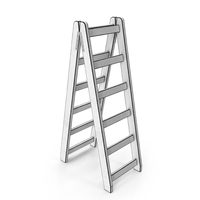 Wooden Outlined Ladder PNG & PSD Images